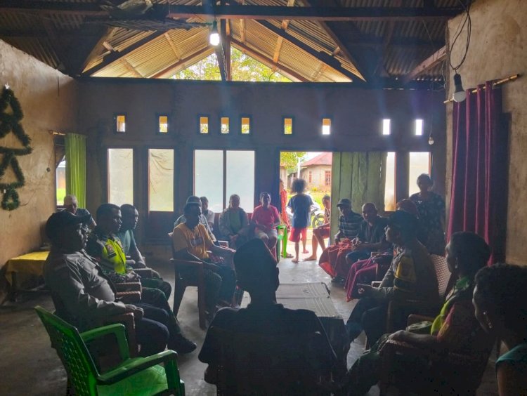 Bhabinkamtibmas Kecamatan Ruteng Intensifkan Patroli dan Sambang Warga di Desa Pong La’o