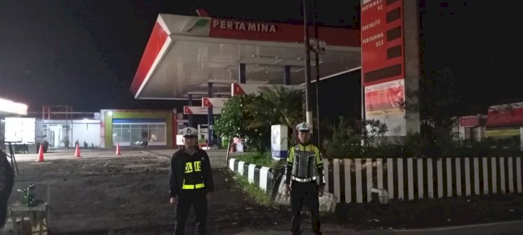 Patroli Malam Antisipasi Balap Liar dan Laka Lantas, Polres Manggarai Tingkatkan Keamanan Wilayah