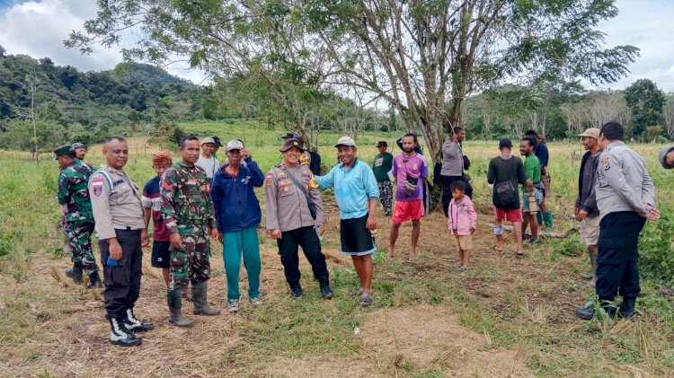 Polsek Reo Intensifkan Monitoring Sengketa Batas Tanah, Tegaskan Peran Polri dalam Menjaga Kamtibmas