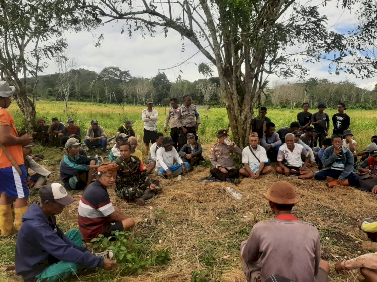 Polsek Reo Intensifkan Monitoring Sengketa Batas Tanah, Tegaskan Peran Polri dalam Menjaga Kamtibmas
