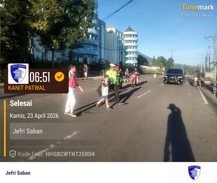 Satlantas Polres Manggarai Laksanakan Pengaturan Pagi, Wujud Pelayanan Prima kepada Masyarakat