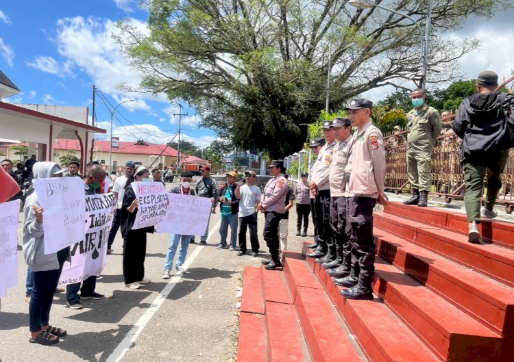 Polres Manggarai Pastikan Aksi Unjuk Rasa Cipayung Plus Berlangsung Damai dan Kondusif