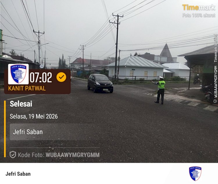 ANGGOTA SATLANTAS POLRES MANGGARAI LAKSANAKAN PENGATURAN PAGI GUNA WUJUDKAN KAMSELTIBCAR LANTAS DI WILAYAH KOTA RUTENG
