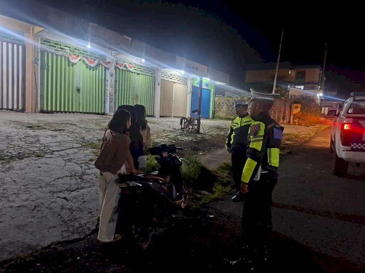 Satlantas Polres Manggarai Intensifkan Patroli Malam Antisipasi Balap Liar dan Kecelakaan Lalu Lintas
