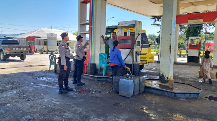 Patroli dan Monitoring Sitkamtibmas di Objek Vital Kecamatan Reok, Polsek Reo Tingkatkan Pengawasan dan Pelayanan kepada Masyarakat