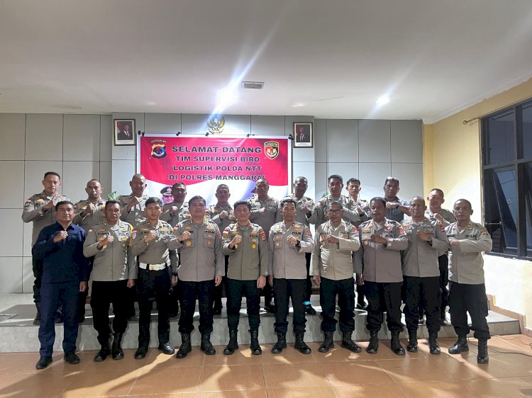 PASTIKAN PENGELOLAAN LOGISTIK BERJALAN OPTIMAL, BIRO LOGISTIK POLDA NTT LAKSANAKAN SUPERVISI, PENGAWASAN DAN PENGENDALIAN DI POLRES MANGGARAI