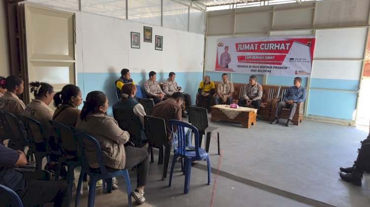 KOMITMEN SERAP ASPIRASI MASYARAKAT, POLRES MANGGARAI GELAR JUMAT CURHAT DI SPPG COMPANG DALO