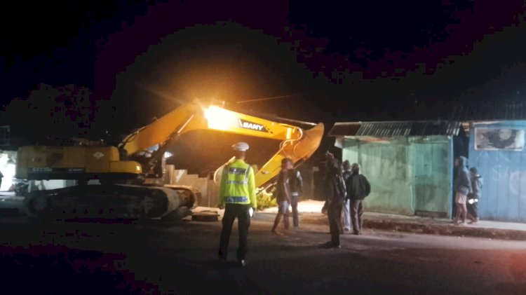 SATLANTAS POLRES MANGGARAI GENCARKAN PATROLI MALAM UNTUK CEGAH BALAP LIAR DAN TEKAN ANGKA KECELAKAAN LALU LINTAS