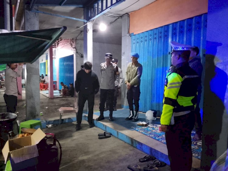 Patroli Malam Polres Manggarai, Personel Samapta Imbau Warga Jaga Kamtibmas dan Manfaatkan Layanan Call Center 110