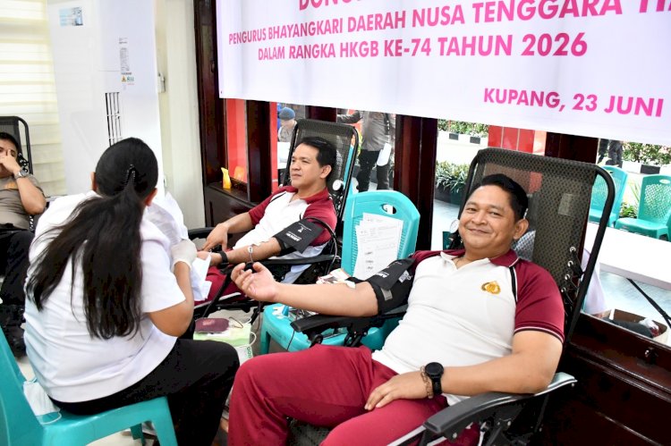 Wujud Nyata Polda NTT Penuh Kasih untuk Masyarakat, Polda NTT Gelar Bhakti Kesehatan Hari Bhayangkara ke 80