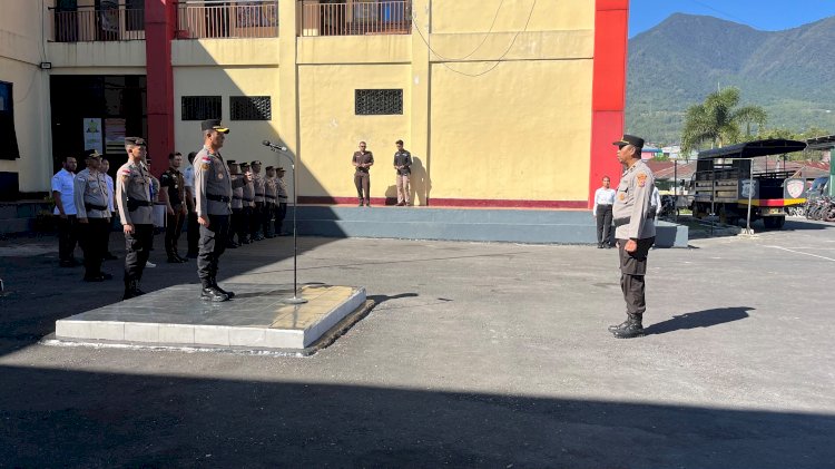 TINGKATKAN PROFESIONALISME PENGAMANAN SWAKARSA, KAPOLRES MANGGARAI RESMI BUKA PELATIHAN SATPAM GADA PRATAMA GELOMBANG XI TAHUN 2026