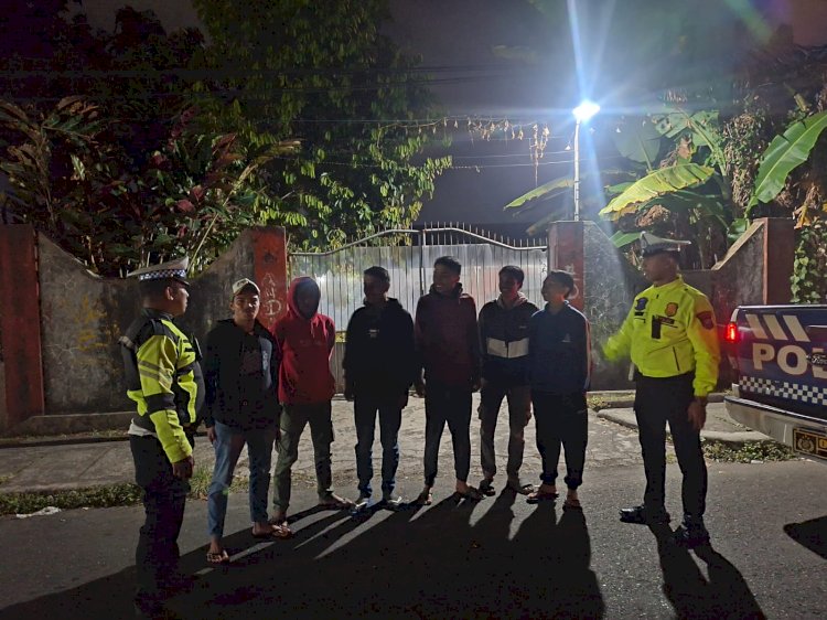 Patroli Malam Polres Manggarai Sasar Balap Liar dan Knalpot Tidak Sesuai Spesifikasi Teknis