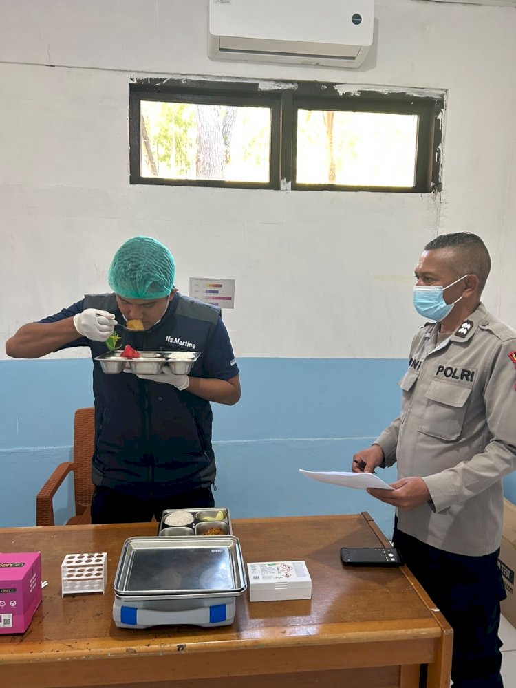 Tim Food Security Polres Manggarai Pastikan Menu MBG Aman dan Layak Dikonsumsi