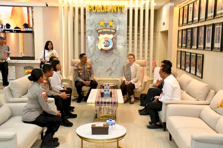 Perkuat Hubungan Bilateral, Polda NTT Terima Kunjungan Konsul Inggris