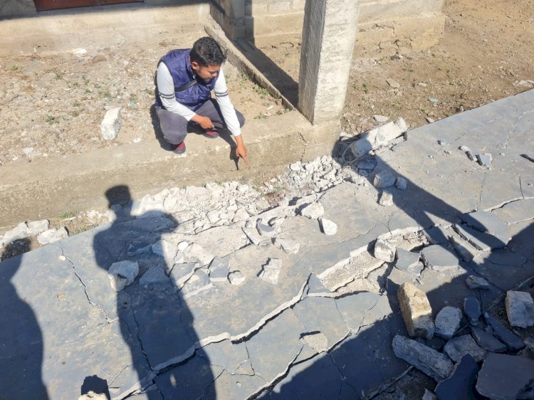 Polres Manggarai Laksanakan Patroli Pantau Dampak Gempa Bumi di Seputaran Kota Ruteng