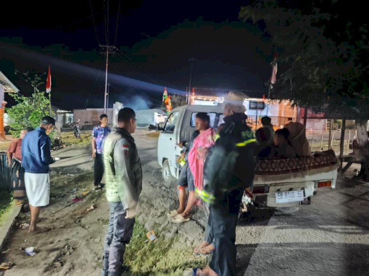 POLSEK SATARMSESE  POLRES MANGGARAI ,LAKSANAKAN SAMBANG DAN HIMBAUAN PASCA GEMPA, WARGA NANGAPA’ANG EVAKUASI KE DAERAH KETINGGIAN