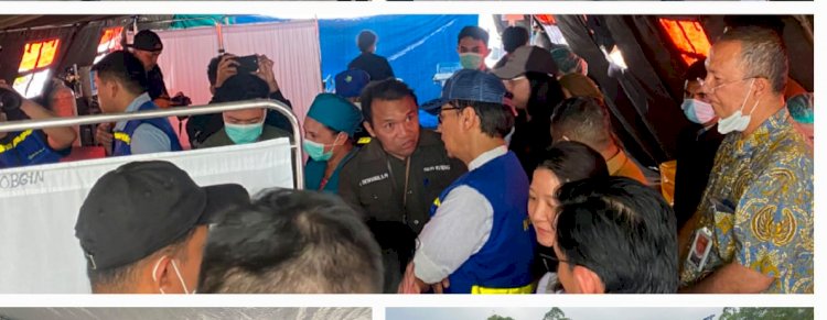 Menteri Kesehatan RI Tinjau Pasien Korban Gempa dan Pembangunan Rumah Sakit Lapangan di Manggarai