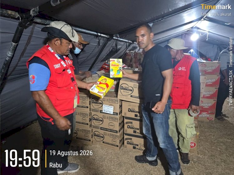 POLRI UNTUK MASYARAKAT  Polres Manggarai Terima 300 Kotak Susu Bantuan Kapolri untuk Warga Terdampak Gempa di Manggarai