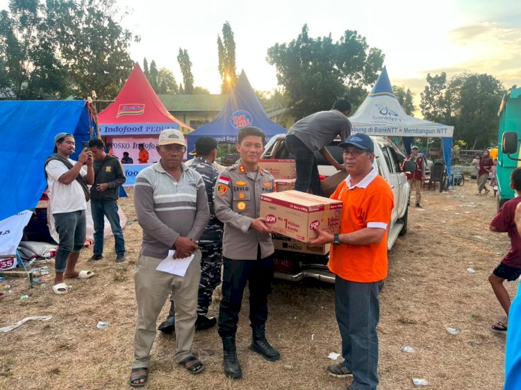 POLRES MANGGARAI RELEASE DATA TERKINI PASCA GEMPA BUMI M 7,7 SR HIMBAU MASYARAKAT TIDAK PANIK DAN TETAP WASPADA
