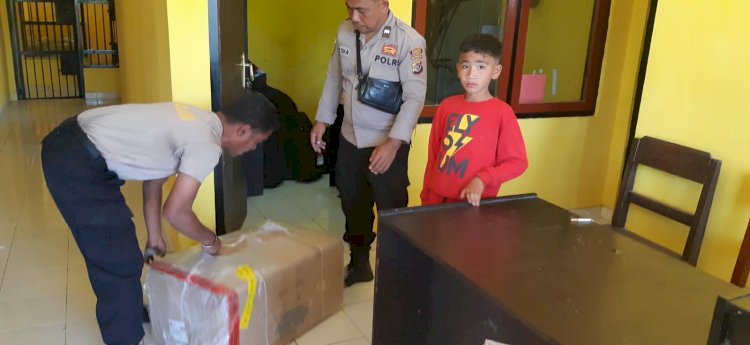 Polsek Cibal Lanjutkan Pendistribusian Bantuan Kapolri kepada Masyarakat Terdampak Bencana