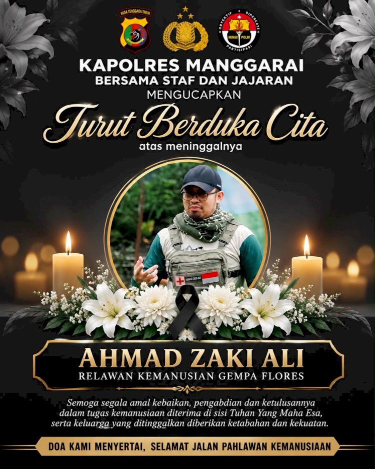 RELAWAN KOMUNITAS GERAK BARENG JAKARTA MENINGGAL DUNIA SAAT DISTRIBUSI BANTUAN BAGI KORBAN GEMPA FLORES