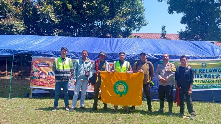 Polri Kawal Penyaluran Donasi Universitas Nusa Cendana untuk Korban Gempa di Cibal Barat