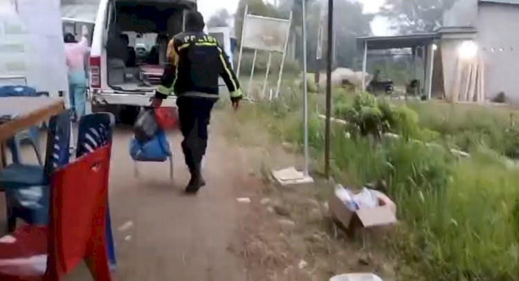 Bhabinkamtibmas Polres Manggarai Bantu Rujuk Bayi Penyintas Gempa yang Mengalami Kejang ke RSUD Ruteng