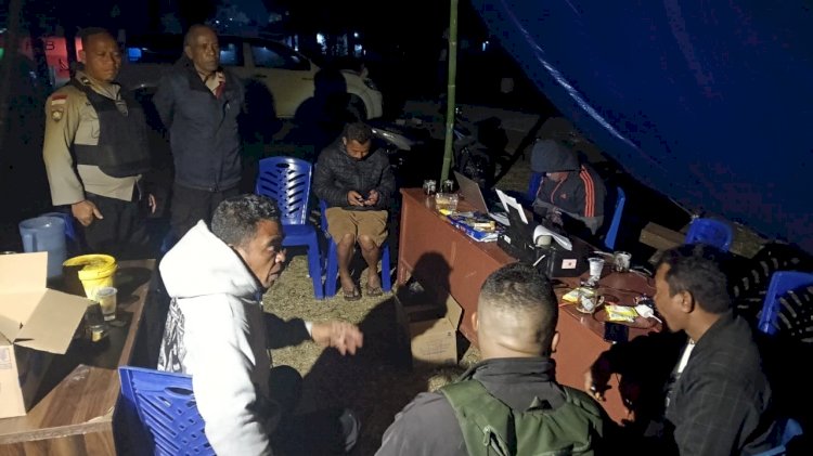 Polri Pastikan Posko Bencana Gempa di Cibal Aman, Pengungsi dan Distribusi Logistik Terpantau