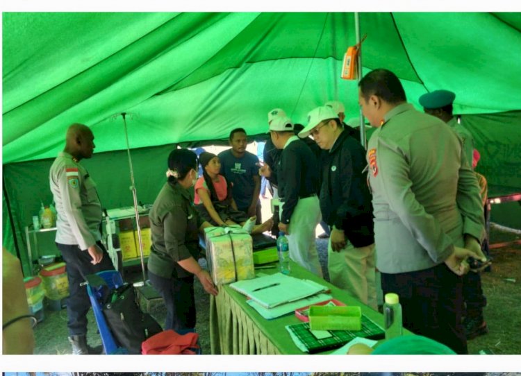 KAPOLRES MANGGARAI TERIMA TIM RELAWAN YAYASAN BUDDHA TZU CHI, SALURKAN BANTUAN UNTUK KORBAN GEMPA