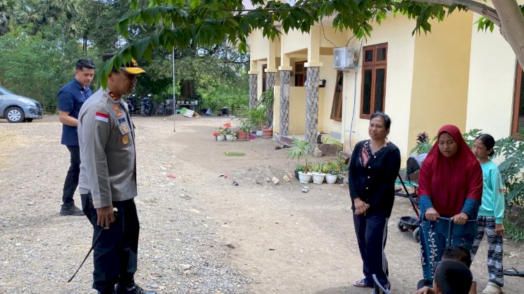 Di Tengah Luka Gempa, Kapolda NTT Hadir Menguatkan Keluarga Besar Polres Nagekeo