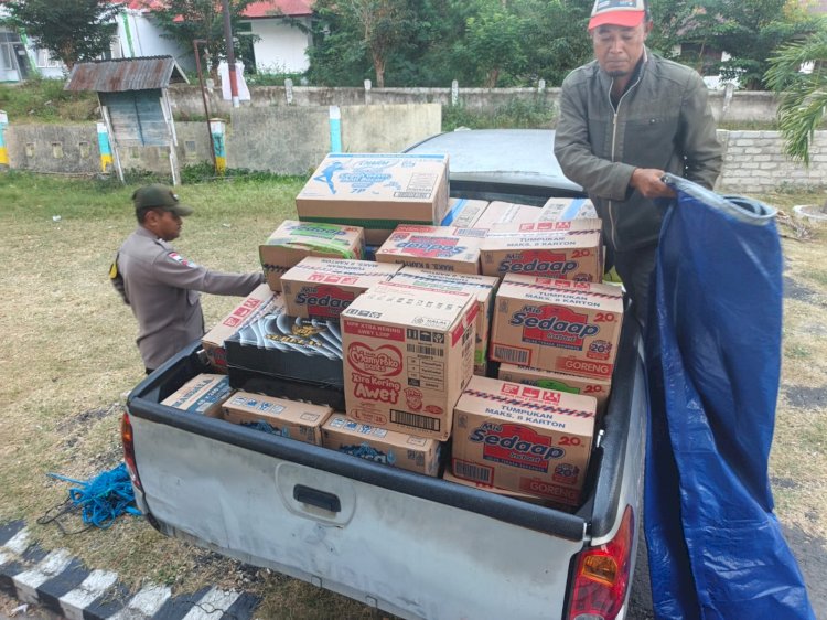 PASCA GEMPA BUMI, POLRES MANGGARAI TERUS SALURKAN BANTUAN POLRI HINGGA KE WILAYAH TERDAMPAK