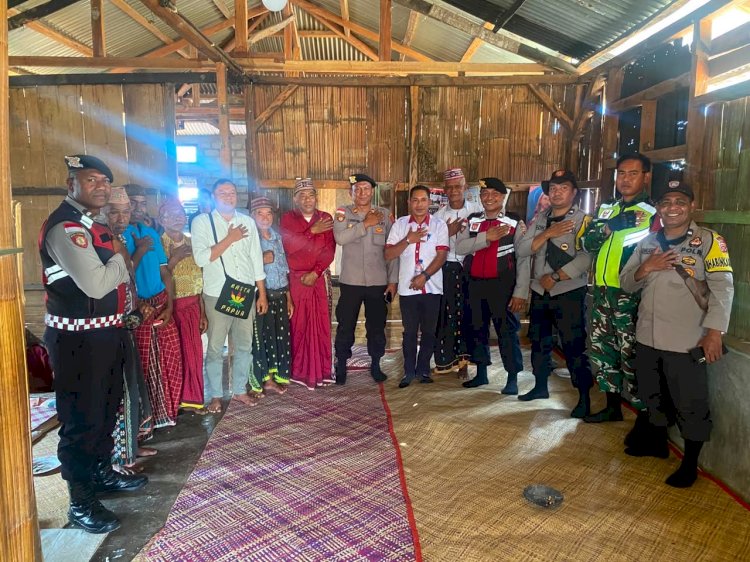 Polres Manggarai Amankan Pertemuan Adat Gendang Timung dan Gendang Wohe, Jaga Situasi Tetap Kondusif