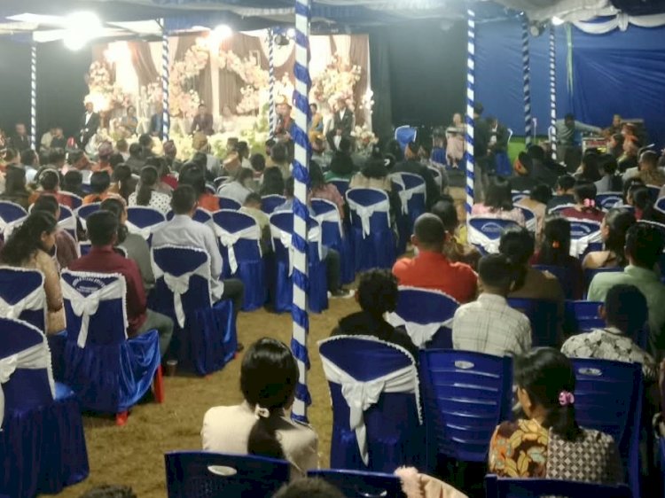 POLRES MANGGARAI HADIRKAN BHABINKAMTIBMAS  DALAM PENGAMANAN PESTA NIKAH DI DESA NAO