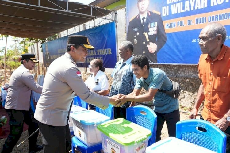 Kapolda NTT Resmikan 8 Titik Sumur Bor di Kota Kupang, Wujud Kepedulian Polri terhadap Kebutuhan Air Bersih Masyarakat