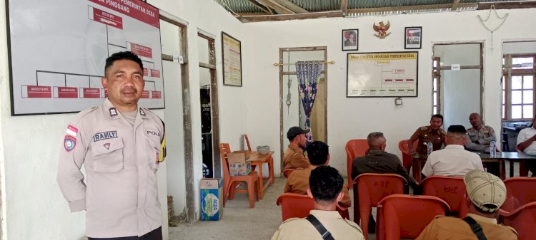 Jelang Pilkades 8 Oktober, Polsek Cibal Intensifkan Patroli dan Sambang di Tiga Desa