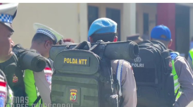 44 DESA DI MANGGARAI GELAR PILKADES SERENTAK, POLRES MANGGARAI TERJUNKAN 116 PERSONEL AMANKAN 66 TPS