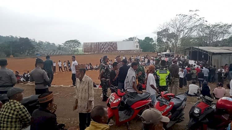 Polres Manggarai Bersama TNI  Adakan Patroli  Dialogis Pastikan Pilkades Serentak 2026 Berjalan Aman dan Kondusif