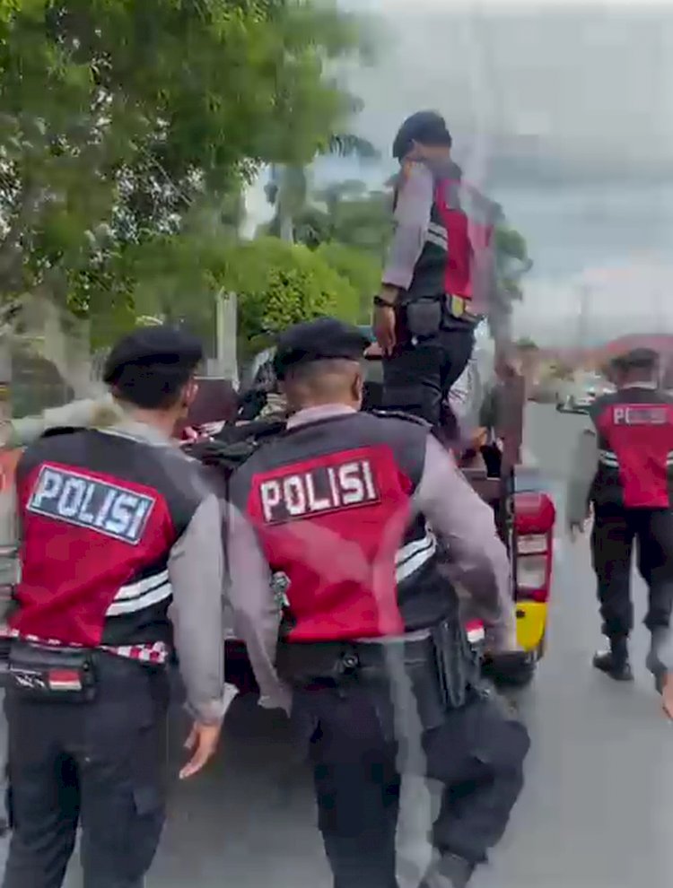 POLRI BERSAMA MASYARAKAT, RESPON CEPAT SATUAN SAMAPTA POLRES MANGGARAI CEGAH POTENSI TAWURAN ANTARPELAJAR SMP