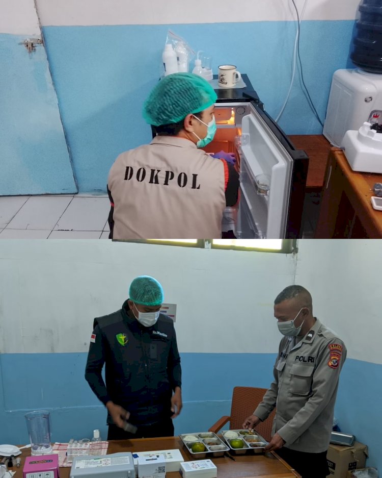 PASTIKAN KEAMANAN PANGAN PROGRAM MAKAN BERGIZI GRATIS, TIM FOOD SECURITY POLRES MANGGARAI LAKUKAN PEMERIKSAAN DI SPPG YAYASAN KEMALA BHAYANGKARI