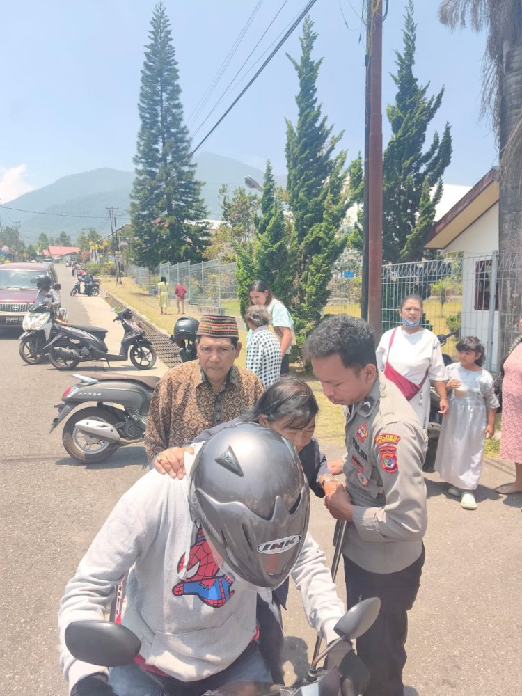 PERKUAT HARKAMTIBMAS, POLRES MANGGARAI TINGKATKAN PELAYANAN HUMANIS MELALUI PROGRAM MINGGU KASIH