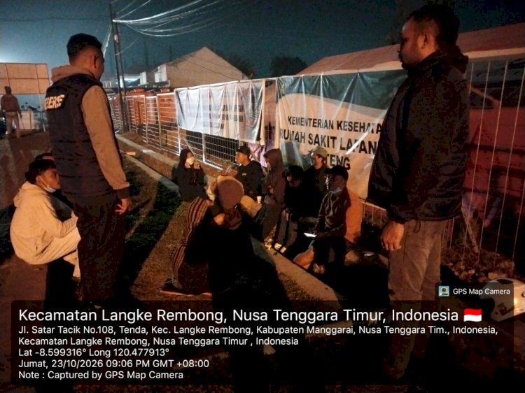SATUAN RESKRIM POLRES MANGGARAI LAKSANAKAN PATROLI SIAGA RESERSE, WUJUDKAN SITUASI KAMTIBMAS YANG AMAN DAN KONDUSIF
